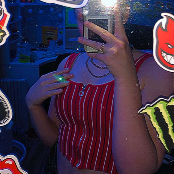 ❗️corset style crop top❗️ - Picture 2 of 3